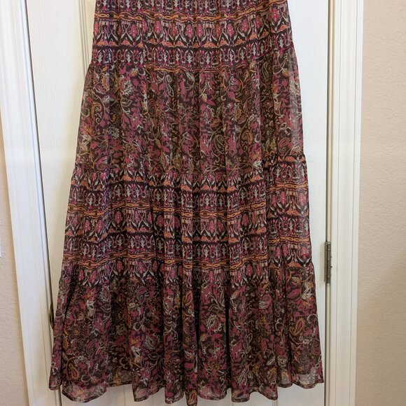 Christopher Banks Tiered Skirt - Elastic waist, Lined Medium to Large - Picture 1 of 8